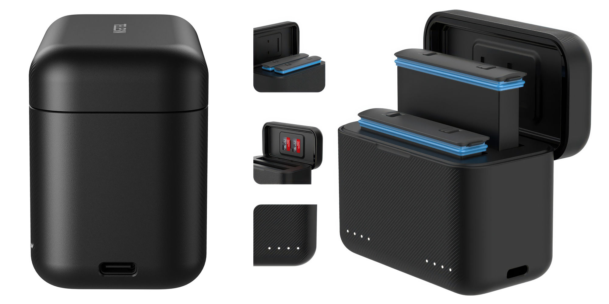 Ładowarka dwukanałowa Telesin SO-BCG-03-TIS do akumulatorów Insta360 X3